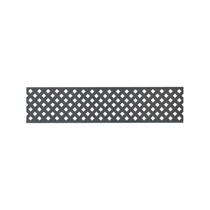 Matrix 1810 x 400mm Charcoal Woven Lattice Fence Extension
