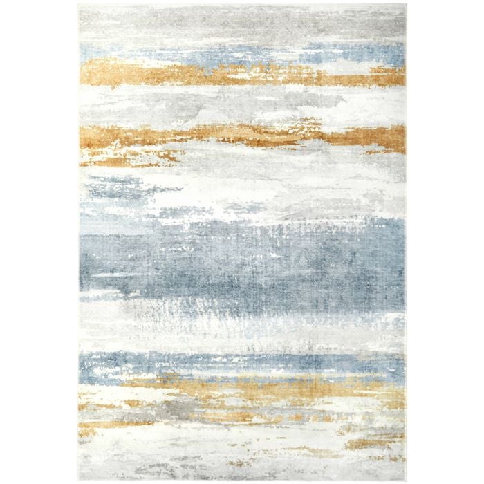 The Rug Connection Renew Kyle Silver 220x150cm - Medium Washable Indoor Floor Rug