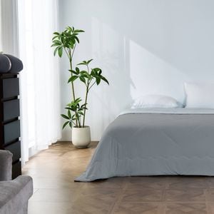 LINENOVA Cooling Comforter Double Size, Arc-Chill Q-Max>0.5 Dual-Sided Cool Blanket - Dark Grey