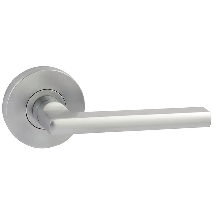 Gainsborough Satin Chrome G4 Series Left Handed Lianna Dummy Leverset - Satin Chrome