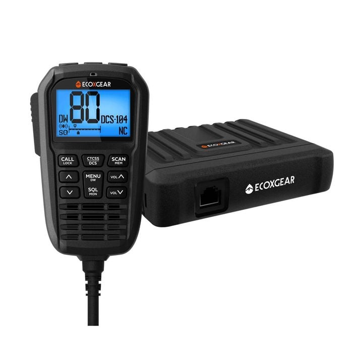 ECOXGEAR EXG3000 5.0W UHF CB Radio with 7 Colour Display Remote Speaker Mic