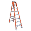 INDALEX 2.4m Industrial Fibreglass 180kg Pro Series Double Sided Step Ladder