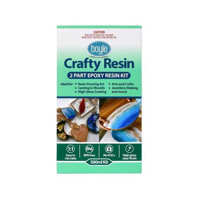 Boyle Crafty Resin 500ml (250ml+250ml) Kit