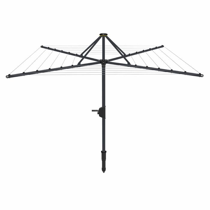 Daytek Iron Grey MK2 M38 Rotary Clothesline