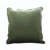 SOGA 45cm Subtle Army Green Foliage Velvet Throw Pillow