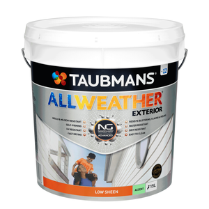 Taubmans 15L Accent Low Sheen All Weather Exterior Paint