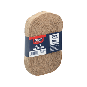 Grunt 25mm x 25m Jute Webbing