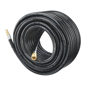 AEG 30m Braided Air Hose With Brass Fittings
