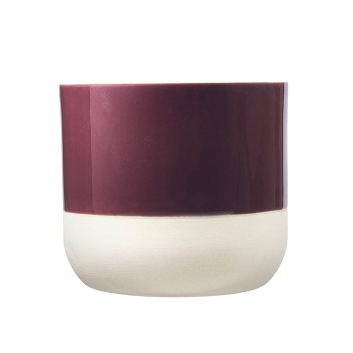 Borralheira 130 x 120mm Burgundy Two Tone Indoor Ceramic Pot