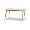 Bruno 150cm Natural Ash Wood Rectangular Dining Table