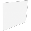 Lugna 512 x 600 x 16mm White End Panel