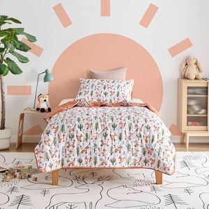 Jack & Ava Comforter Set Shy Fox King Single Bed