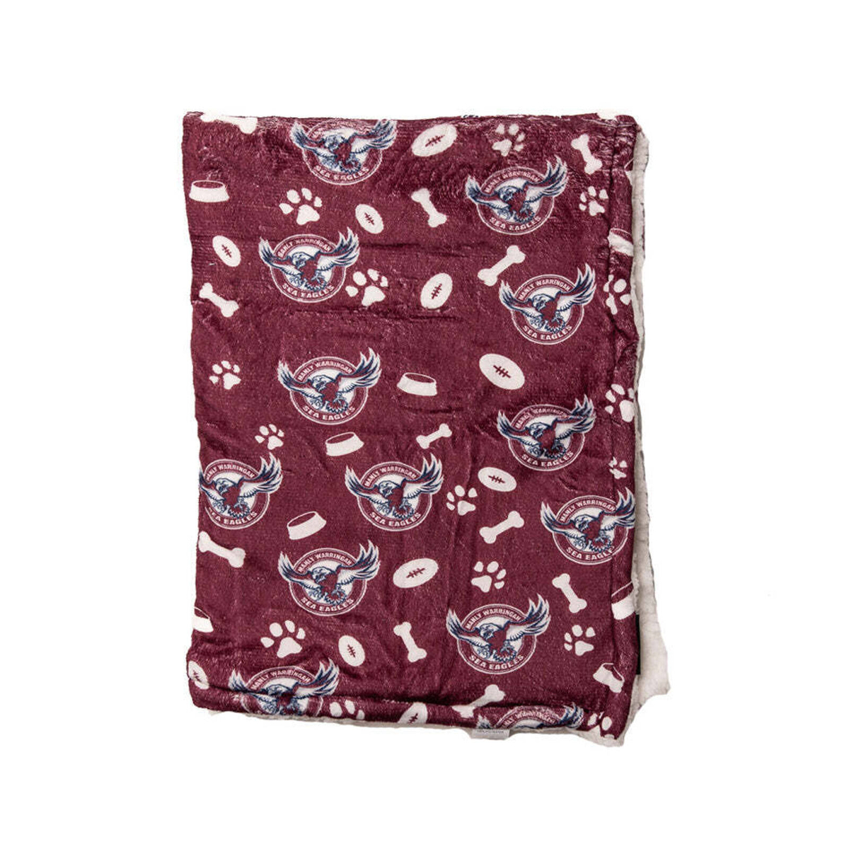 The Stubby Club Manly Sea Eagles NRL Themed Pet Blanket - Bunnings ...