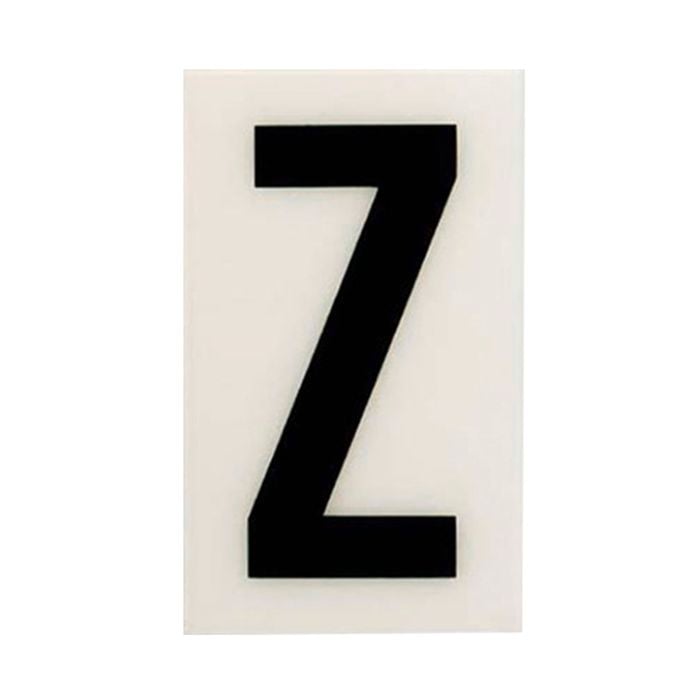 Sandleford 85mm White Self Adhesive House Letter Z