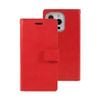 Goospery Mansoor Diary for iPhone 15 Pro Max - Red