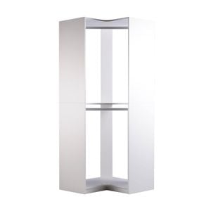 Lugna 1850 x 800 x 450mm White Double Hanging Robe Insert