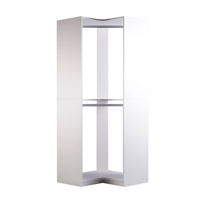 Lugna 1850 x 800 x 450mm White Double Hanging Robe Insert
