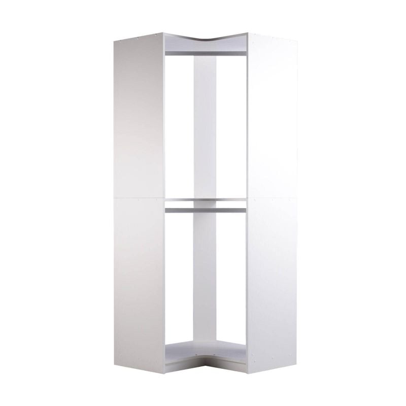 Lugna 1850 x 800 x 450mm White Double Hanging Robe Insert