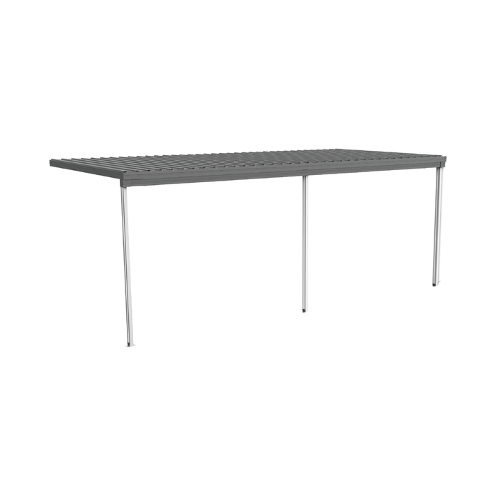 Absco Structures 6.00 x 3.00 x 3.00 Double Patio Cover – Woodland Grey