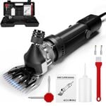 Advwin Electric Sheep Shears 690W 2800R/Min 6 Speed Professional Heavy Duty Electric Shearing Clippers Hand Piece Cutter
