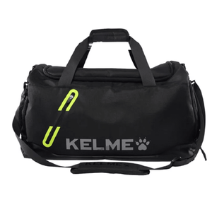 KELME Duffel Gym Football Soccer Duffle  Black/Neon Green