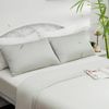 LINENOVA 100% Bamboo Pillow cases Slip Cover Pillowcase - Sage green King