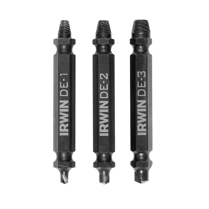 IRWIN 3 Piece Screw Extractor Set 1876224