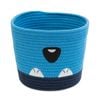All Set Cotton Rope Basket Blue Buster