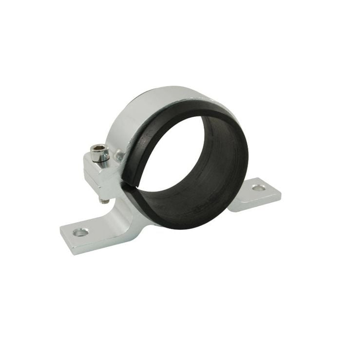 Calflow Single 60mm Fuel Pump Bracket Suits Bosch 044 Style Pump - Silver