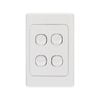 DETA White Quad Vertical Switch
