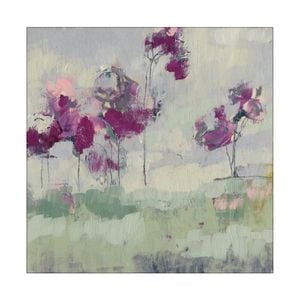 Artey | Fuchsia Treeline I - Stretched Canvas - Stretched Canvas - 50 x 50cm