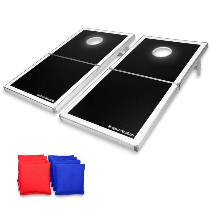 Led Edition Aluminum Cornhole Game (1.2m X 0.6m Regulation Size)