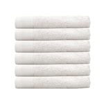 Elvire Face Washer 6 Pack Ivory