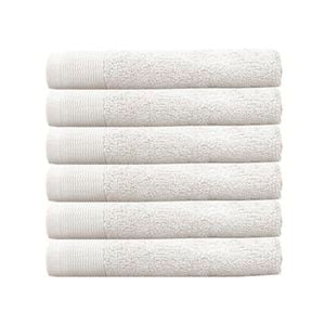 Elvire Face Washer 6 Pack Ivory