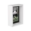 Nicola Spring 5" X 7" White 3d Deep Box Photo Frame - 4" X 6" Mount