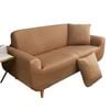 Catzon 2 Seater Stretch Sofa Cover Non-slip Polyester Printing Elastic Bottom