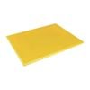 Hygiplas Chopping Board Extra Thick High Density Yellow 600x450x25mm Commercial Kitchen Food Prep