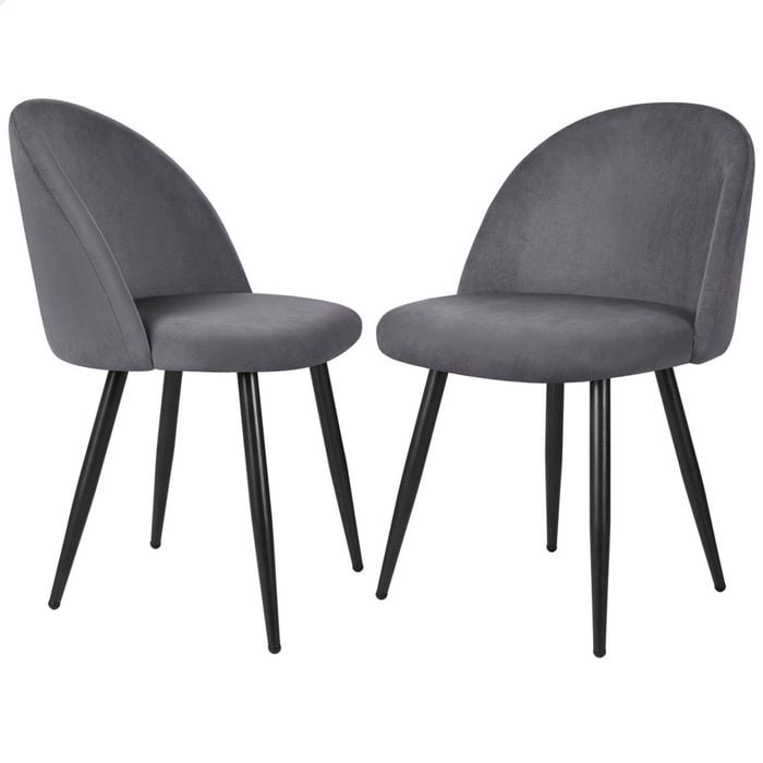 ALFORDSON Dining Chairs Velvet x2 - Bunnings Australia