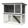 Advwin Rabbit Cage Hutch 2 Storey  Chicken Coop Pet Playpen Wooden