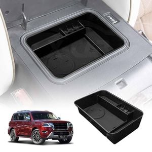 Armrest Organizer Tray for Nissan Patrol 2012-Onwards Y62 Series Centre Console Storage Box Accessories