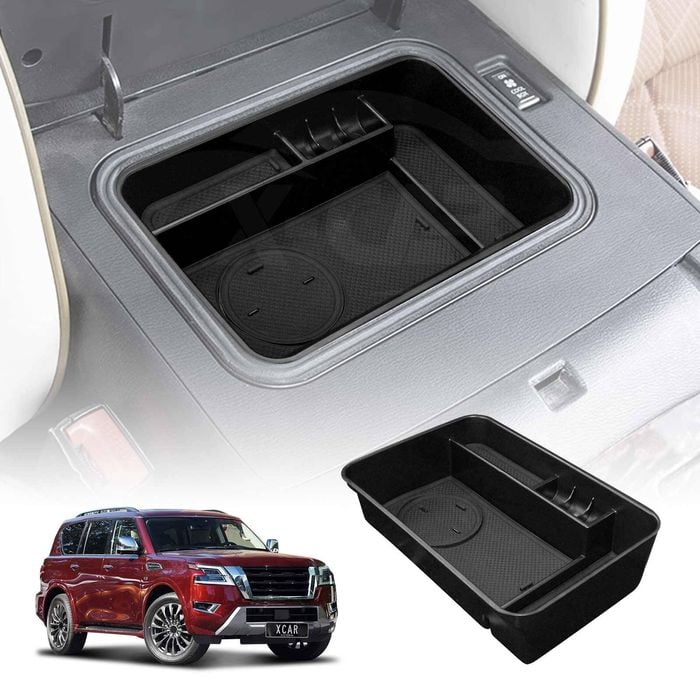 Armrest Organizer Tray for Nissan Patrol 2012-Onwards Y62 Series Centre Console Storage Box Accessories