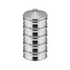 SOGA 28cm Food Steamer 5 Tier Stainless Steel with Lid