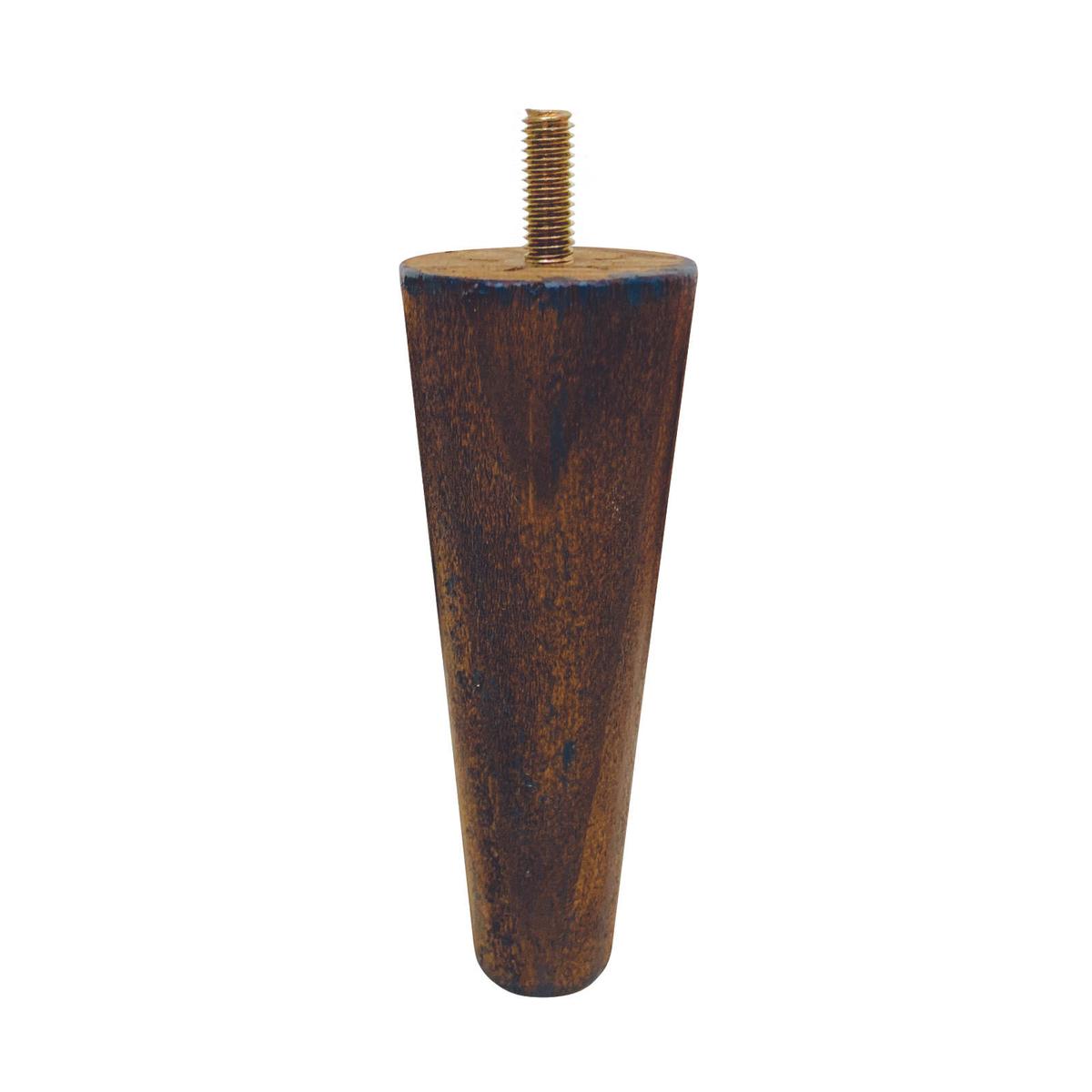 Adoored 53-30x150mm Round Rustic Tapered Wooden Leg - Bunnings Australia