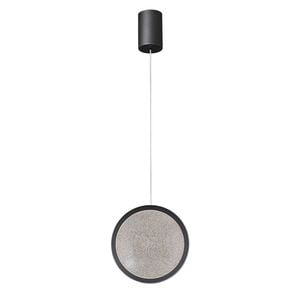 Vencha Arago Single LED Round Glass Pendant Light