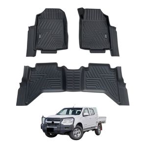 AUSGO Car Floor Mats for Holden Colorado Dual Cab 2012-2020 All-Weather Floor Liners