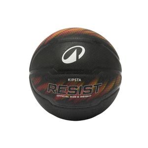 Decathlon - Size 5 Basketball Resist R500 - Black/Orange - 5