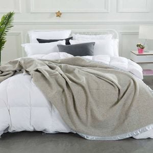 Alastairs Australian Merino Wool Blanket Steel Grey - Double