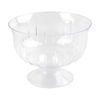 12x 6pc Partyware Reusable Dessert Cup Plastic Serving Bowls Set Clear