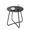 Alston 45cm Round Side Table Powder Coated Steel Coffee Table Rust-proof Nightstand