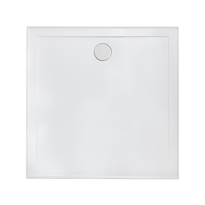 Estilo 900mm x 900mm Shower Base 4 Lip Rear Outlet - Bunnings Australia